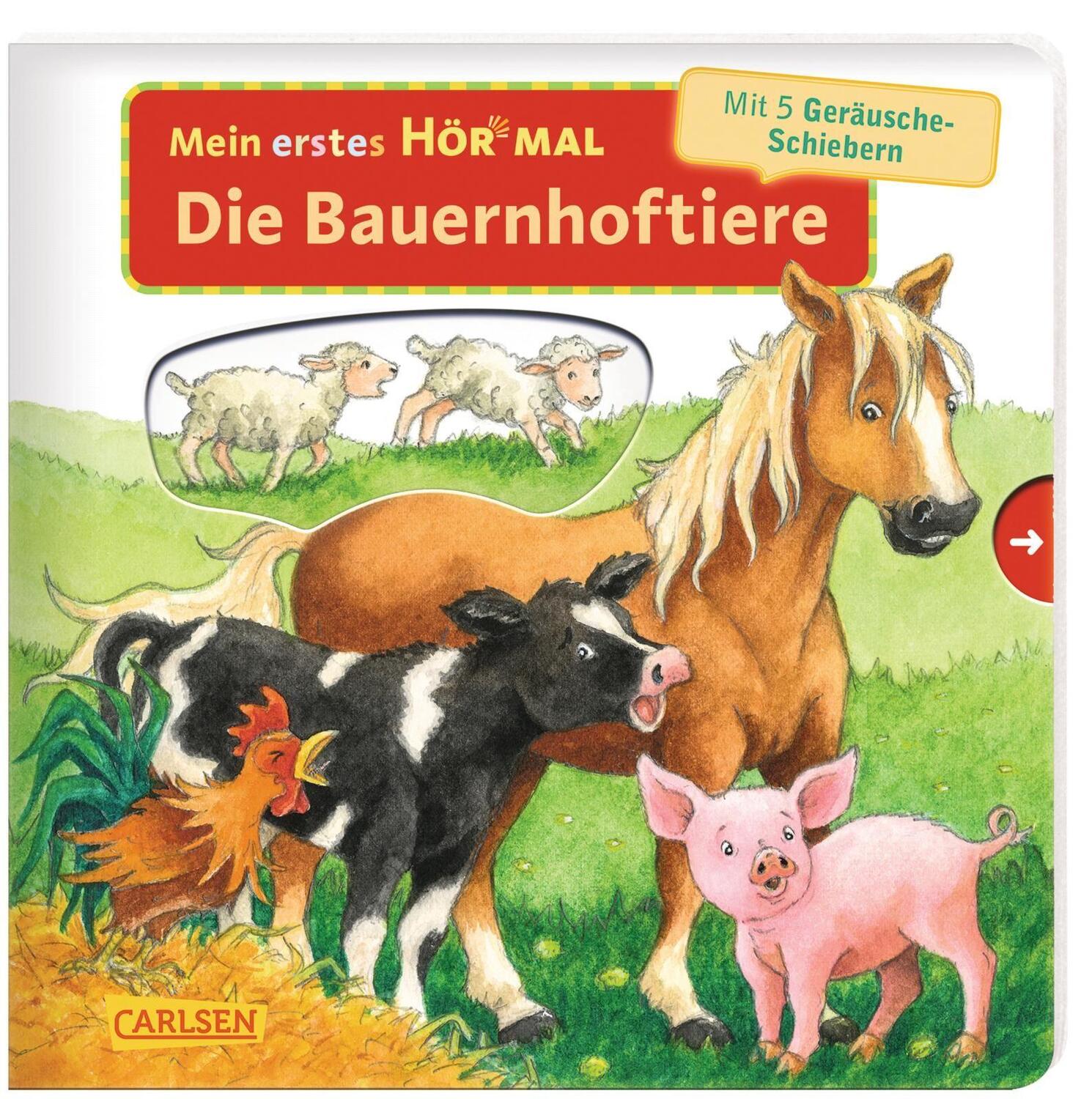 Cover: 9783551254726 | Mein erstes Hör mal (Soundbuch ab 1 Jahr): Die Bauernhoftiere | Trapp