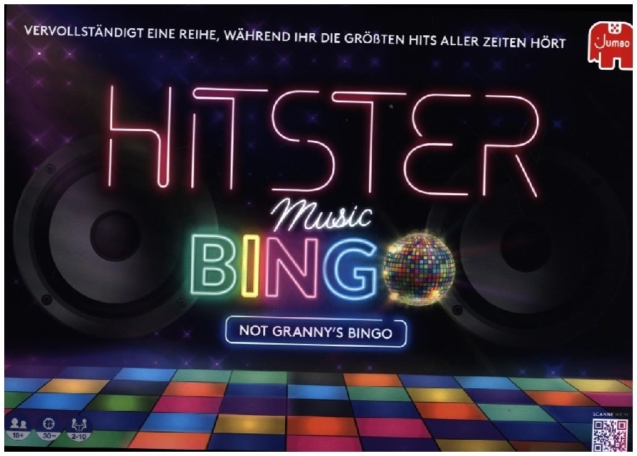 Cover: 8721017600497 | Hitster Bingo | Spiel | Deutsch | 2024 | Jumbo Spiele GmbH