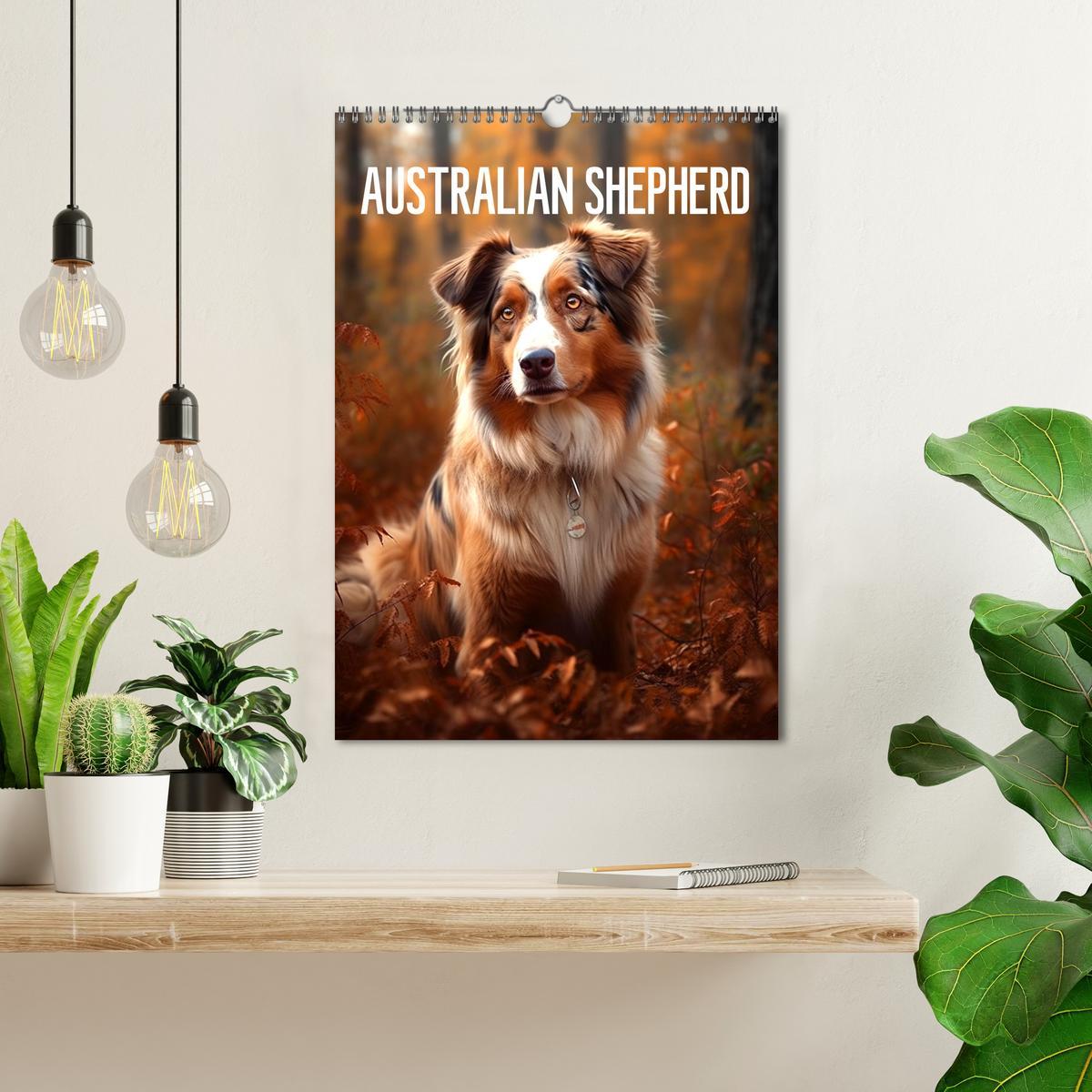 Bild: 9783435876648 | Australian Shepherd (Wandkalender 2025 DIN A3 hoch), CALVENDO...