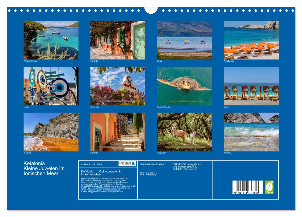 Bild: 9783383876868 | Kefalonia Kleine Juwelen im Ionischen Meer (Wandkalender 2025 DIN...