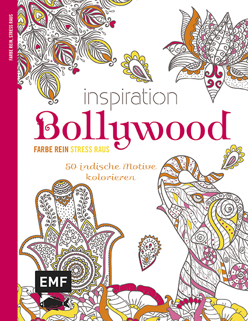 Cover: 9783863557249 | Inspiration Bollywood | 50 indische Motive kolorieren | Taschenbuch