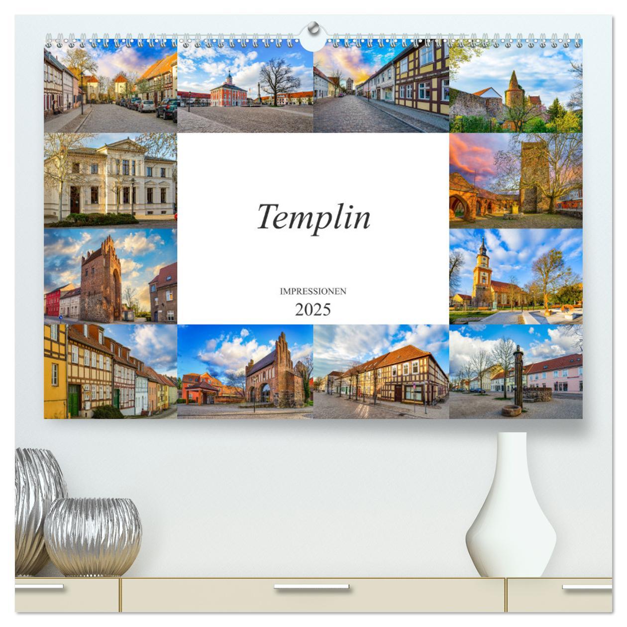 Cover: 9783435234806 | Templin Impressionen (hochwertiger Premium Wandkalender 2025 DIN A2...