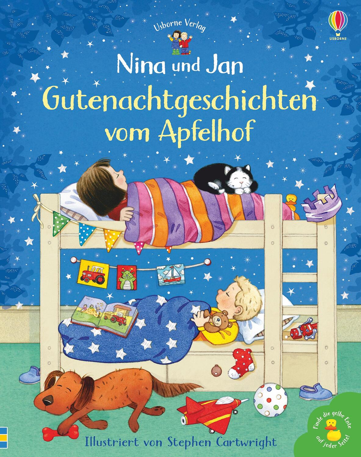 Cover: 9781789413274 | Nina und Jan - Gutenachtgeschichten vom Apfelhof | Lesley Sims (u. a.)