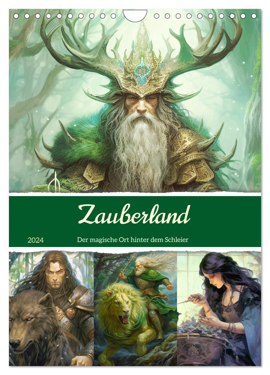 Cover: 9783383646874 | Zauberland. Der magische Ort hinter dem Schleier (Wandkalender 2024...