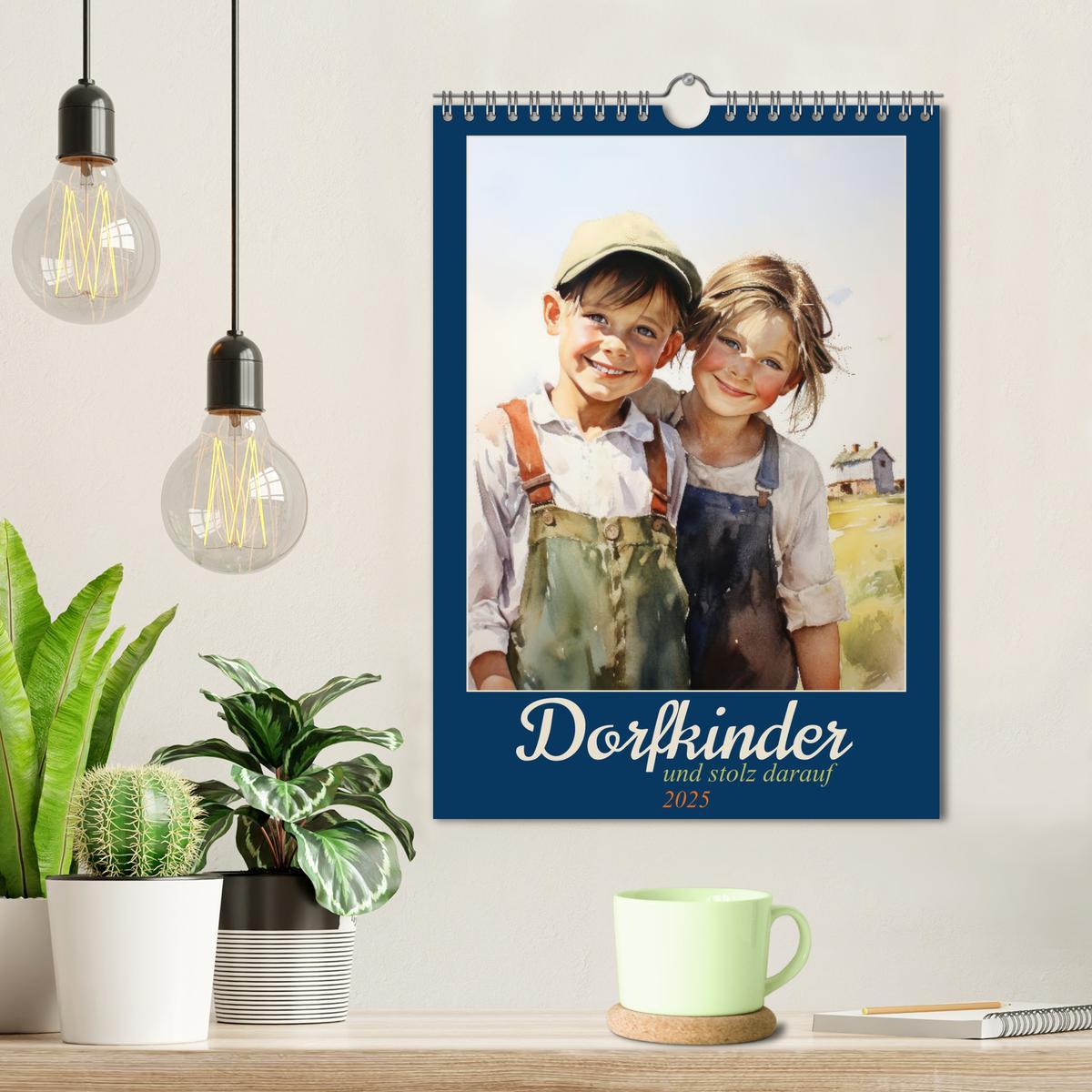 Bild: 9783435850310 | Dorfkinder und stolz darauf (Wandkalender 2025 DIN A4 hoch),...