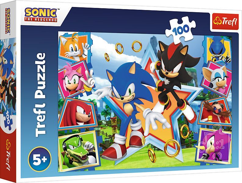 Cover: 5900511164657 | Puzzle 100 - Sonic | Spiel | In Kartonage | 16465 | 2024 | Trefl