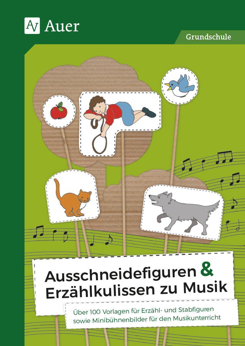 Cover: 9783403083320 | Ausschneidefiguren & Erzählkulissen zu Musik | Broschüre | Deutsch