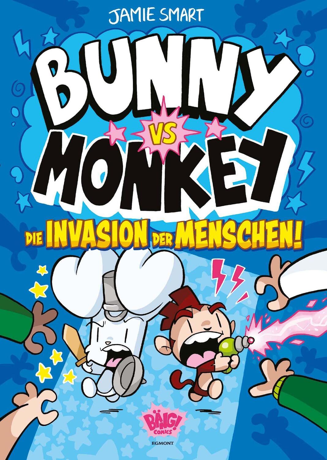 Cover: 9783770407132 | Bunny vs. Monkey - Die Invasion der Menschen | Jamie Smart | Buch