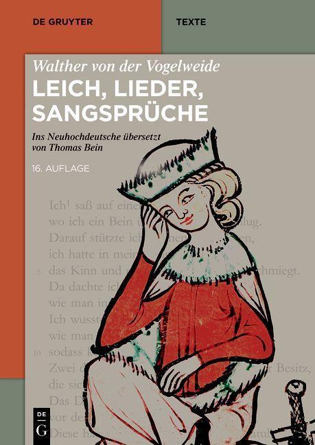 Cover: 9783110798807 | Walther von der Vogelweide: Leich, Lieder, Sangsprüche | Taschenbuch