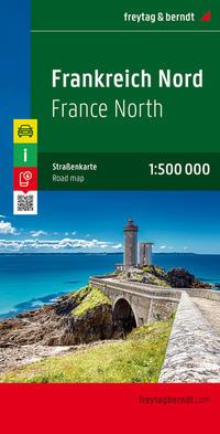 Cover: 9783707905809 | Frankreich Nord / France Nord 1 : 500 000. Autokarte, Straßenkarte