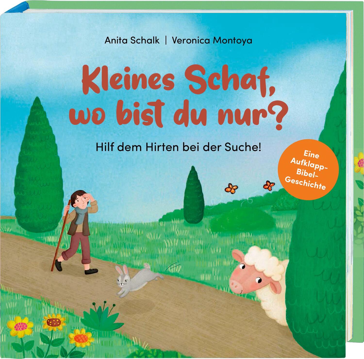 Cover: 9783438047717 | Meine Aufklapp-Bibel. Kleines Schaf, wo bist du nur? | Buch | 18 S.