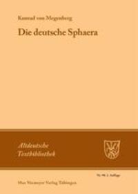 Cover: 9783484201095 | Die Deutsche Sphaera | Konrad von Megenberg | Taschenbuch | Deutsch