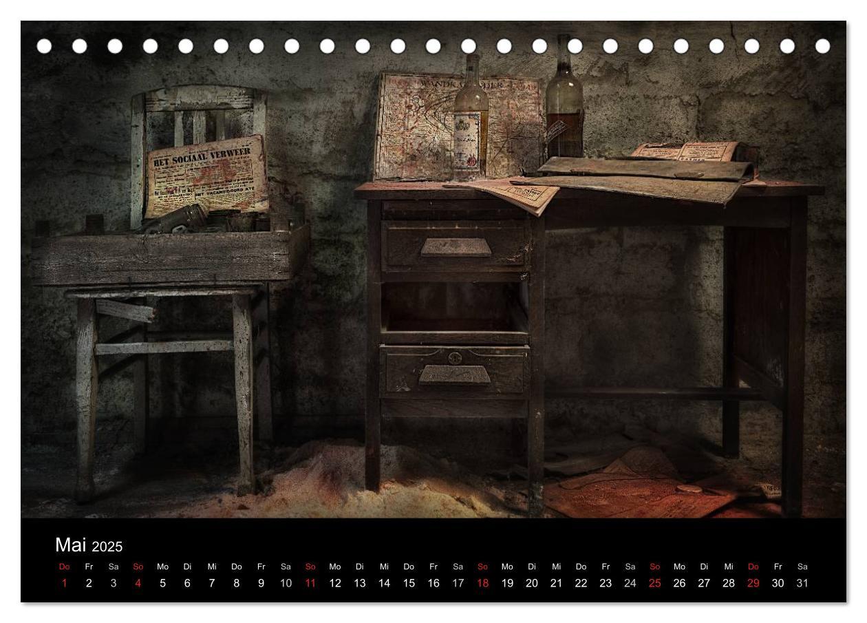 Bild: 9783435771943 | Geheimnisvolle Orte - Lost Places (Tischkalender 2025 DIN A5 quer),...