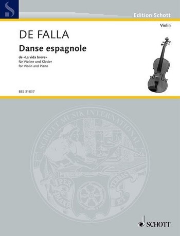 Cover: 9790001107259 | Danse Espagnol (Vide Breve) | Schott Music | EAN 9790001107259