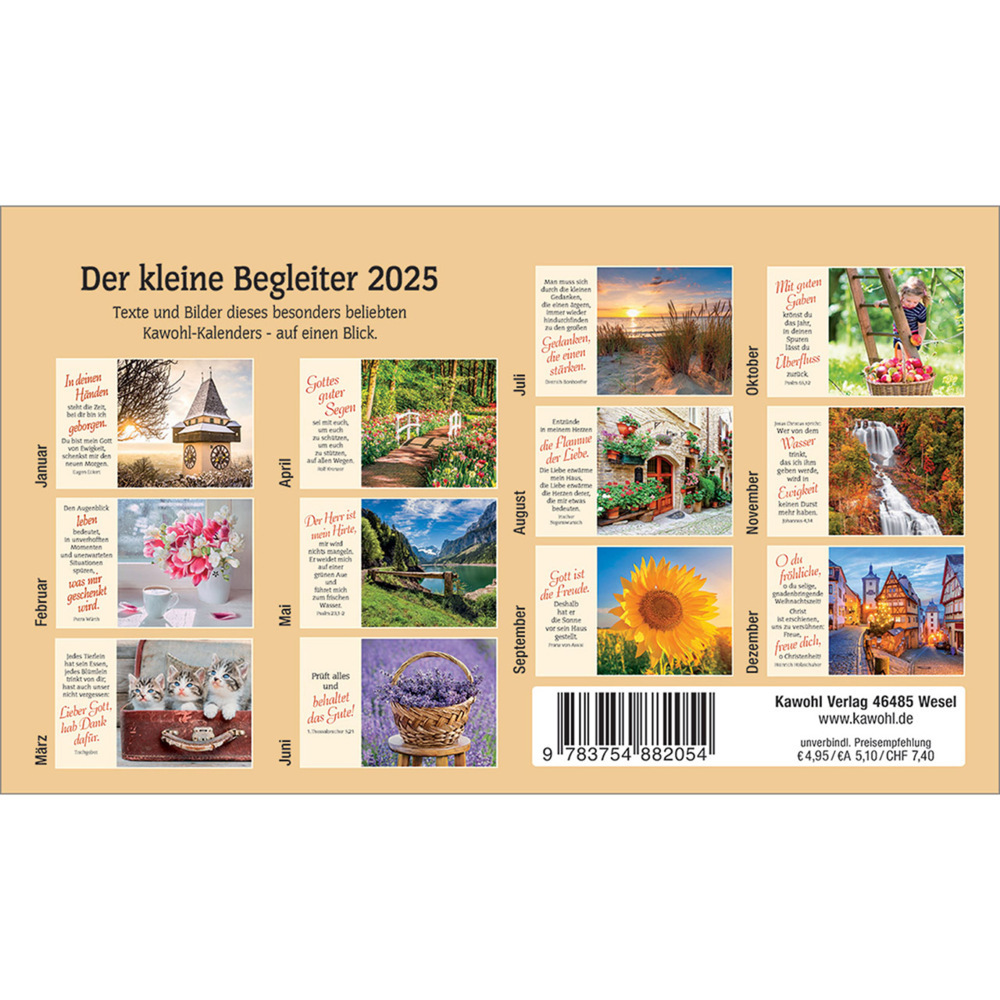 Bild: 9783754882054 | Der kleine Begleiter 2025 | Kalender | Spiralbindung. Spiralbindung