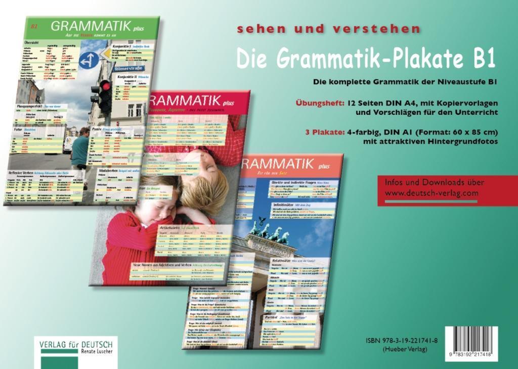 Cover: 9783192217418 | Die Grammatik-Plakate B1 | Broschüre | 15 S. | Deutsch | 2015