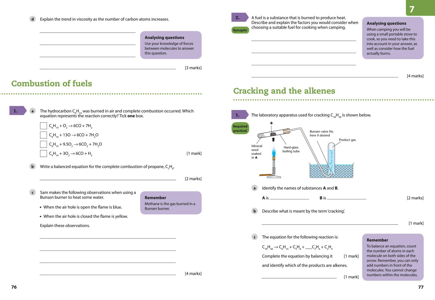 Bild: 9780008194345 | AQA GCSE (9-1) Chemistry Achieve Grade 8-9 Workbook | Warren (u. a.)