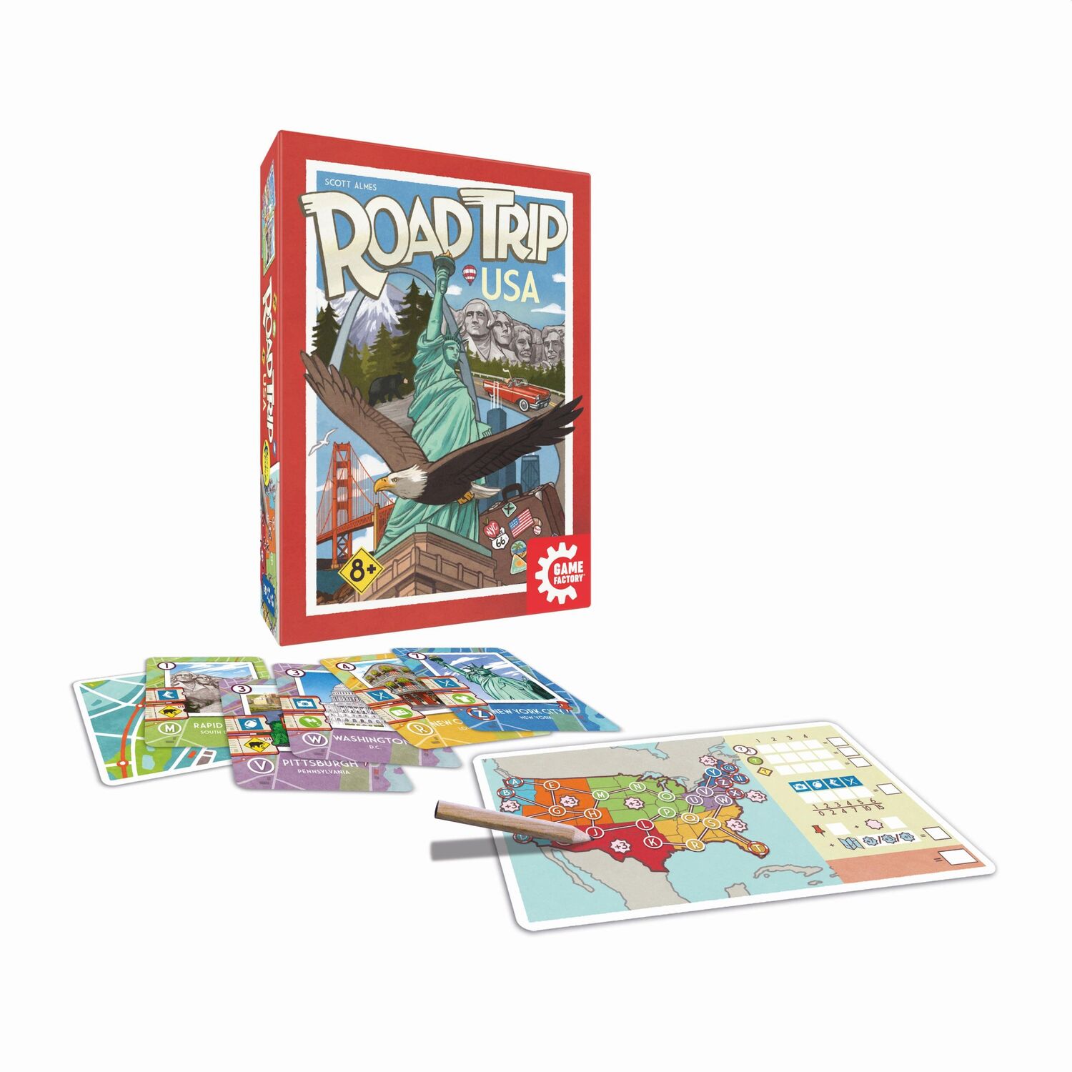 Bild: 7640142763185 | Game Factory - Road Trip USA | Game Factory | Spiel | 646318 | Deutsch