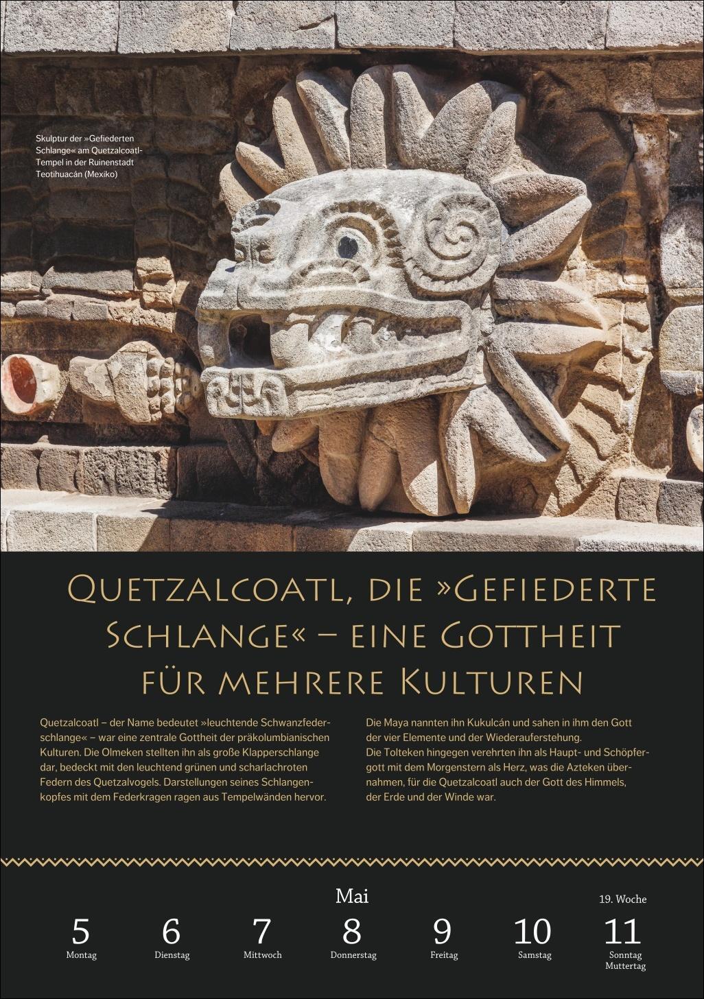 Bild: 9783840035371 | SPIEGEL GESCHICHTE Inka, Maya und Azteken Wochen-Kulturkalender...