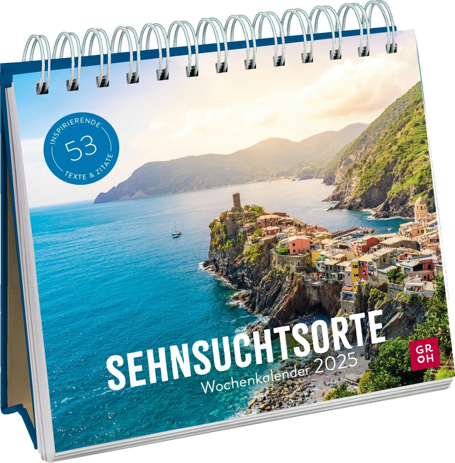 Cover: 4036442012024 | Wochenkalender 2025: Sehnsuchtsorte | Kathrin Schmoll | Kalender