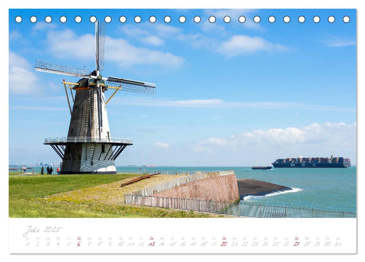 Bild: 9783435679416 | Zeeland (Tischkalender 2025 DIN A5 quer), CALVENDO Monatskalender