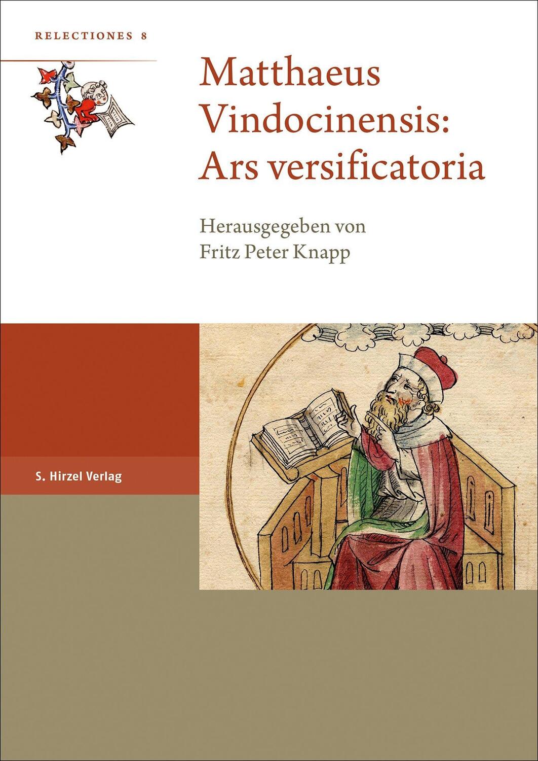Cover: 9783777626246 | Matthaeus Vindocinensis: Ars versificatoria | Fritz Peter Knapp | Buch