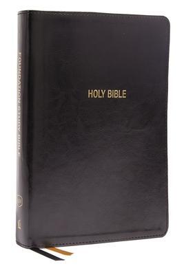 Cover: 9780785260196 | KJV, Foundation Study Bible, Large Print, Leathersoft, Black, Red...
