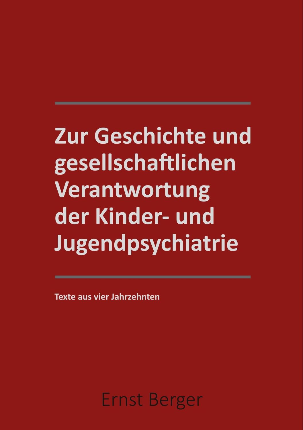 Cover: 9783750452992 | Zur Geschichte und gesellschaftlichen Verantwortung der Kinder- und...