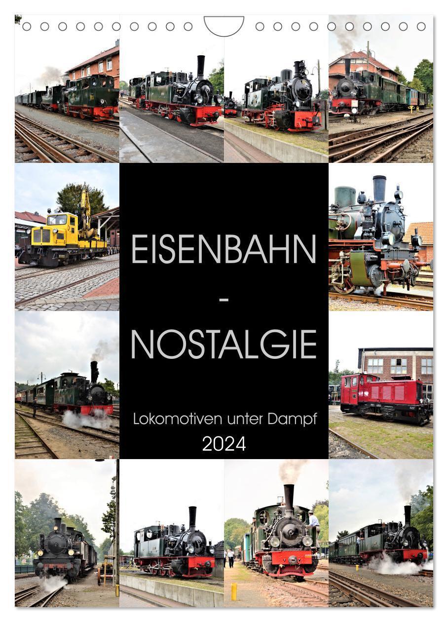 Cover: 9783383227349 | EISENBAHN - NOSTALGIE - 2024 (Wandkalender 2024 DIN A4 hoch),...