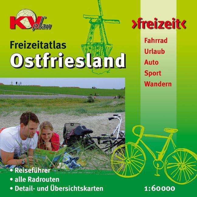 Cover: 9783896416537 | Ostfriesland Freizeitatlas (ganze ostfriesische Halbinsel) -...
