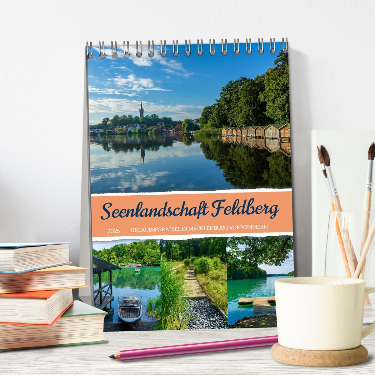 Bild: 9783435853137 | Seenlandschaft Feldberg (Tischkalender 2025 DIN A5 hoch), CALVENDO...