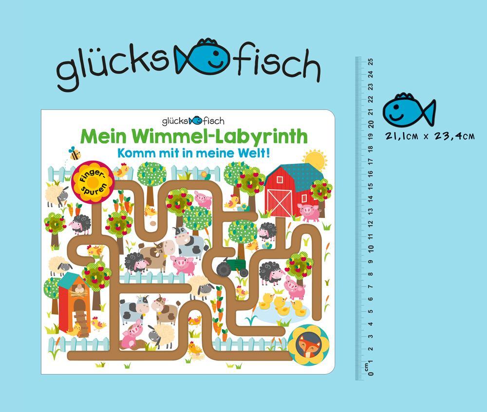 Bild: 9783737358712 | Glücksfisch: Mein Wimmel-Labyrinth: Komm mit in meine Welt! | Byrne