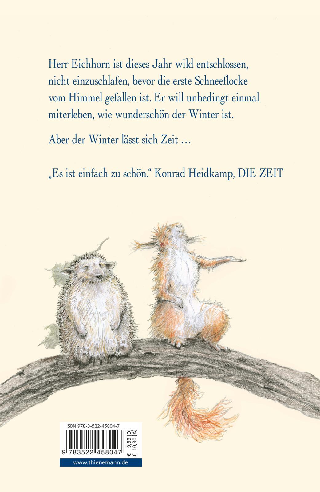 Rückseite: 9783522458047 | Herr Eichhorn und der erste Schnee | Sebastian Meschenmoser | Buch