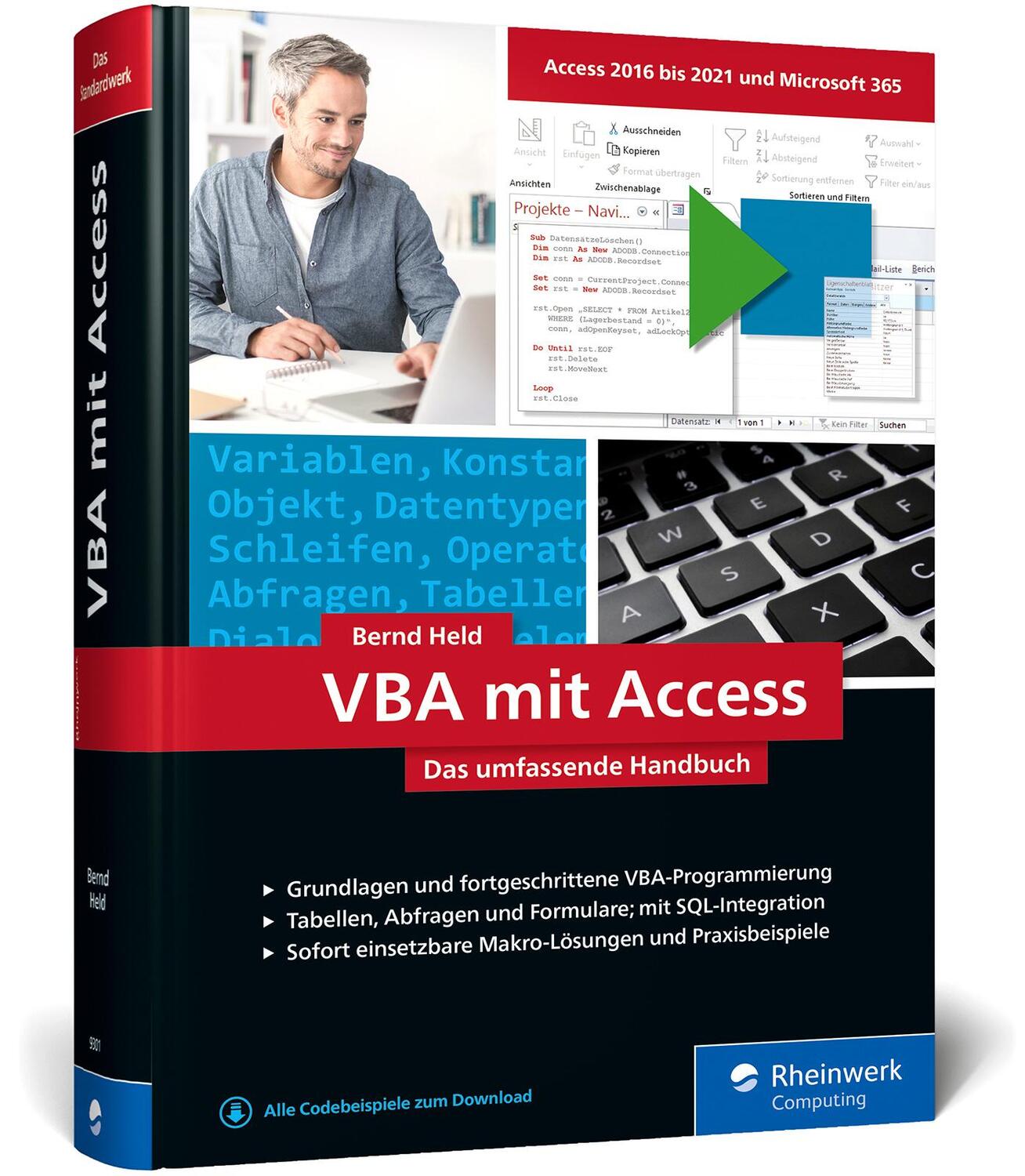Cover: 9783836293013 | VBA mit Access | Bernd Held | Buch | Rheinwerk Computing | 803 S.