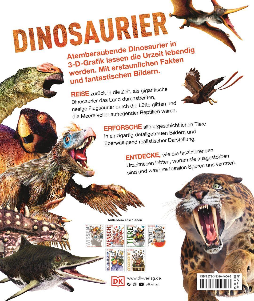 Rückseite: 9783831040063 | DK Wissen. Dinosaurier | Die Urzeitriesen in spektakulären Bildern