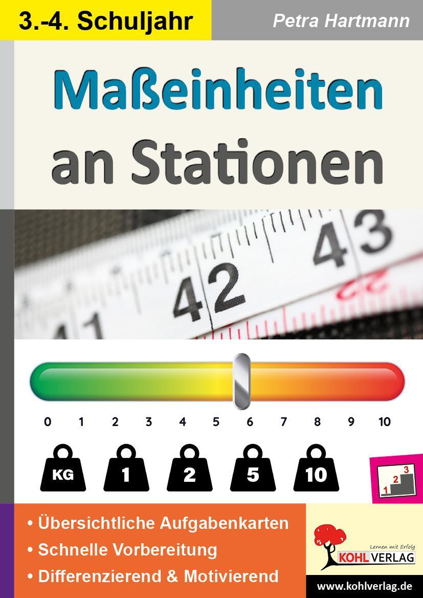 Cover: 9783985580583 | Maßeinheiten an Stationen / Klasse 3-4 | Petra Hartmann | Taschenbuch