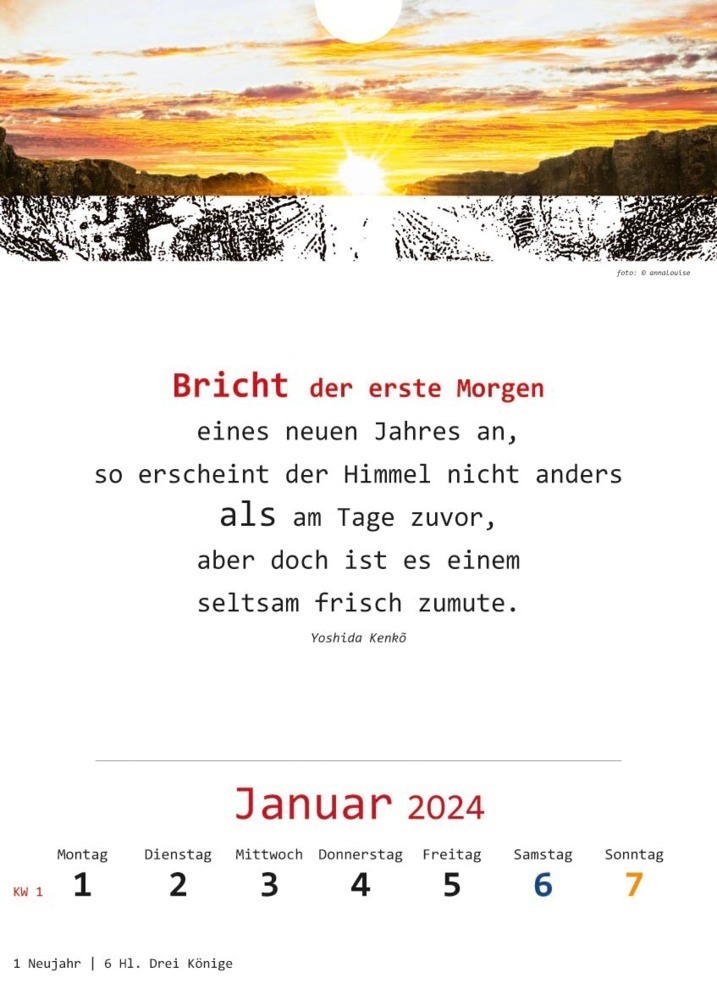Bild: 9783948276287 | Ich-Kalender 2024 | Kalender | 54 S. | Deutsch | 2024 | Vision Creativ