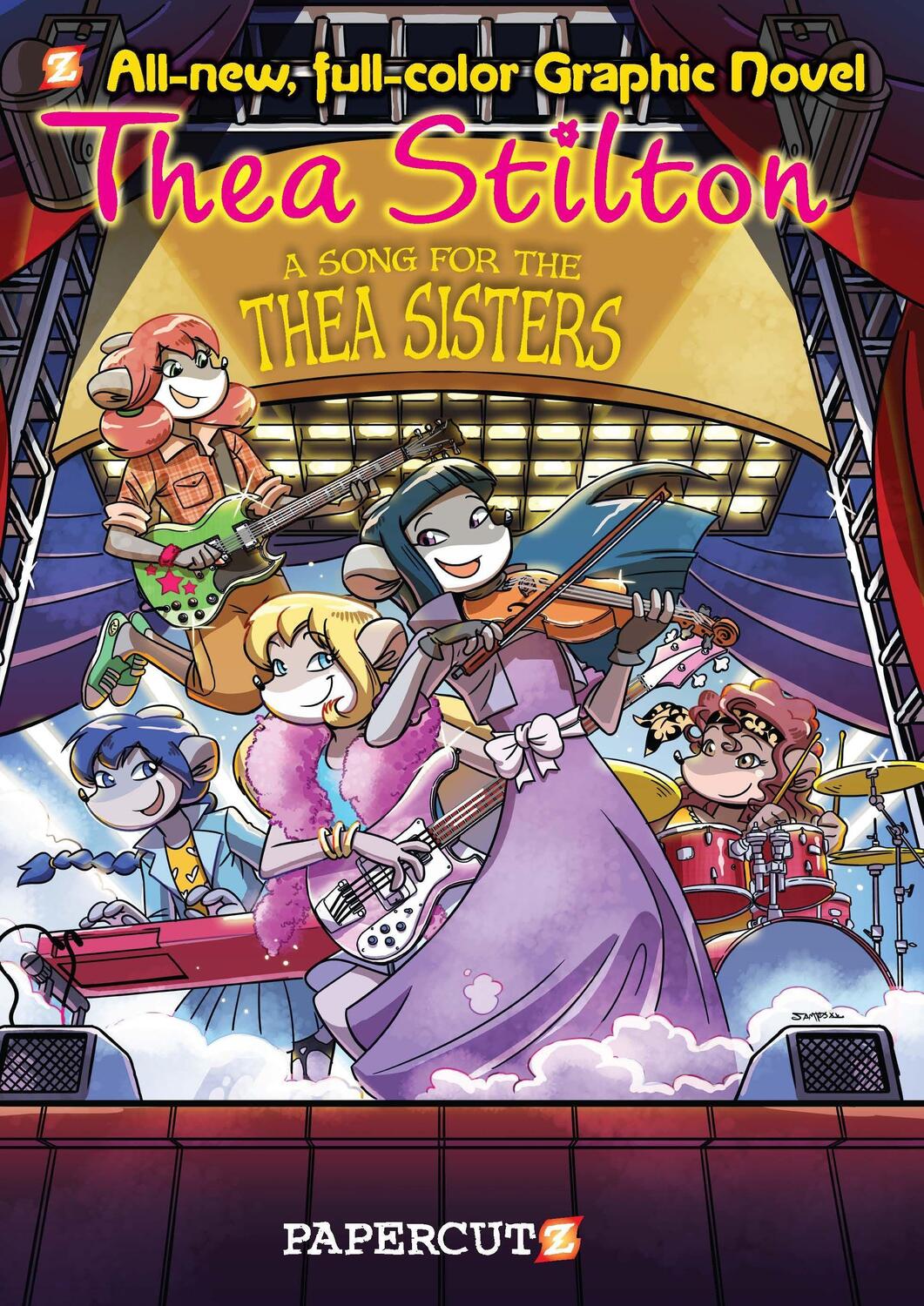 Cover: 9781629916408 | Thea Stilton Graphic Novels #7: A Song for Thea Sisters | Thea Stilton