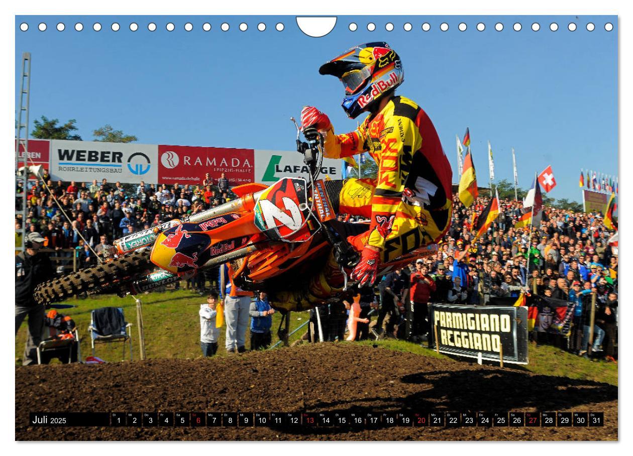 Bild: 9783435176410 | Blickpunkte Motocross (Wandkalender 2025 DIN A4 quer), CALVENDO...