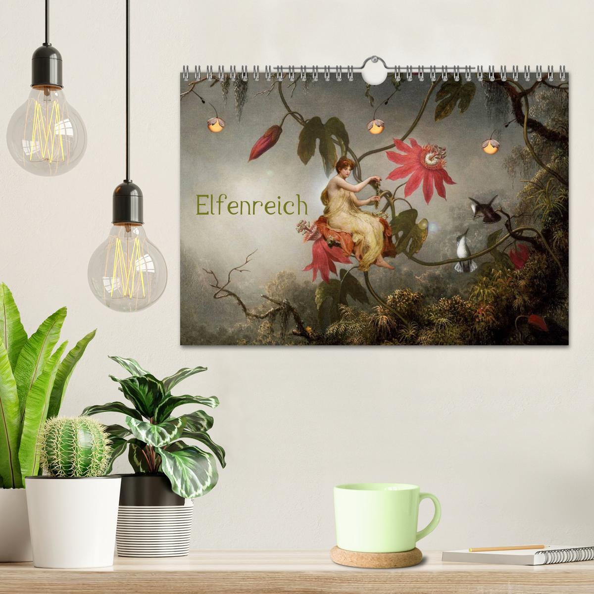 Bild: 9783435821952 | Elfenreich (Wandkalender 2025 DIN A4 quer), CALVENDO Monatskalender