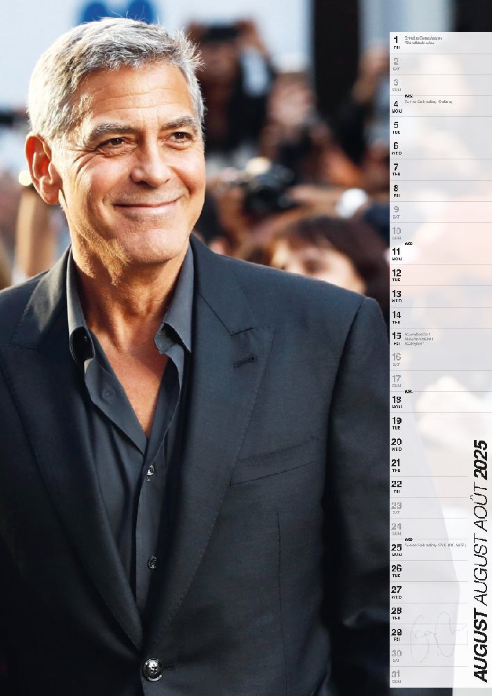 Bild: 9798893610154 | George Clooney Offizieller Kalender 2025 | Kalender | 14 S. | Deutsch