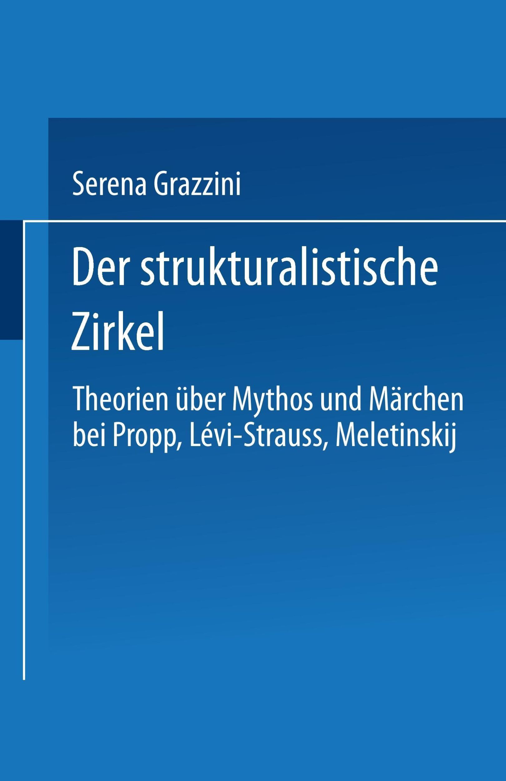 Cover: 9783824443550 | Der strukturalistische Zirkel | Serena Grazzini | Taschenbuch | ix