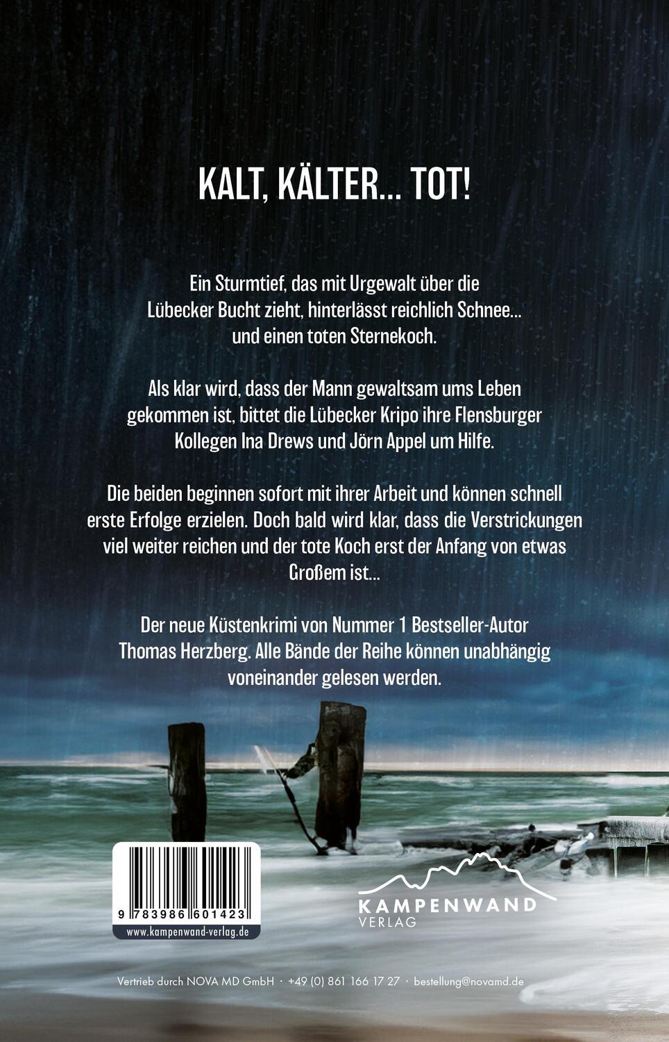 Rückseite: 9783986601423 | Schneeweißes Grab (Zwischen Mord und Ostsee - Küstenkrimi 5) | Buch