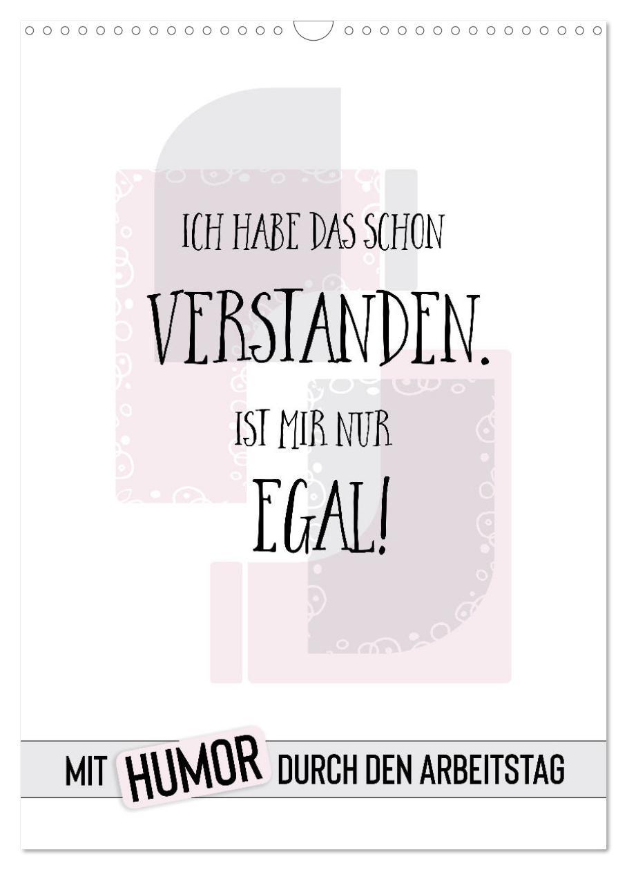 Cover: 9783435896905 | Mit Humor durch den Arbeitstag (Wandkalender 2025 DIN A3 hoch),...