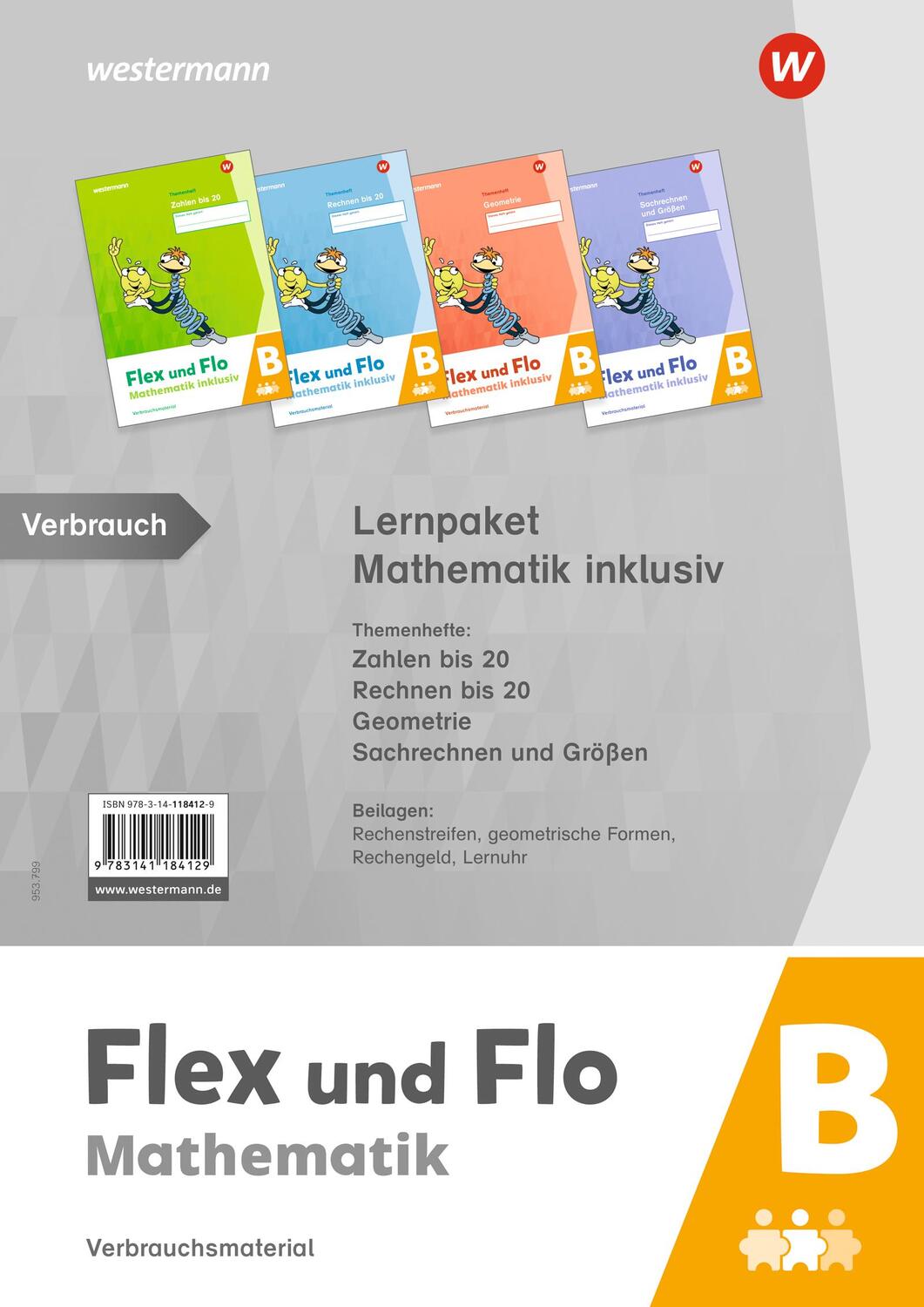 Cover: 9783141184129 | Flex und Flo - Mathematik inklusiv. Paket B | Ausgabe 2021 | Buch