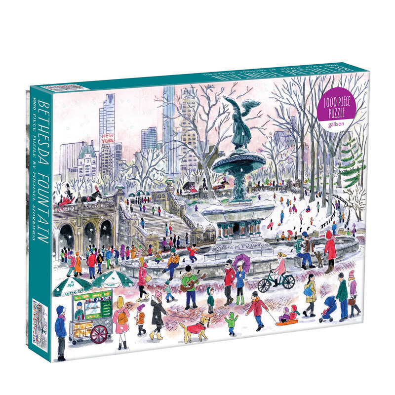 Cover: 9780735362680 | Michael Storrings Bethesda Fountain 1000 Piece Puzzle | Galison | 2022