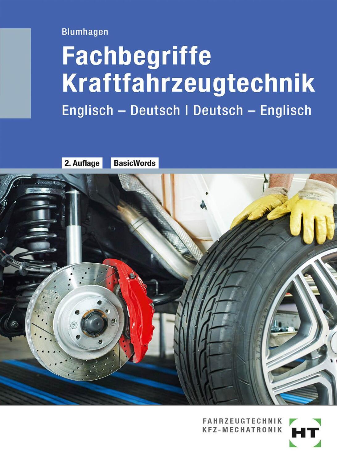 Cover: 9783582883155 | Fachbegriffe Kraftfahrzeugtechnik | Thomas Blumhagen | Taschenbuch