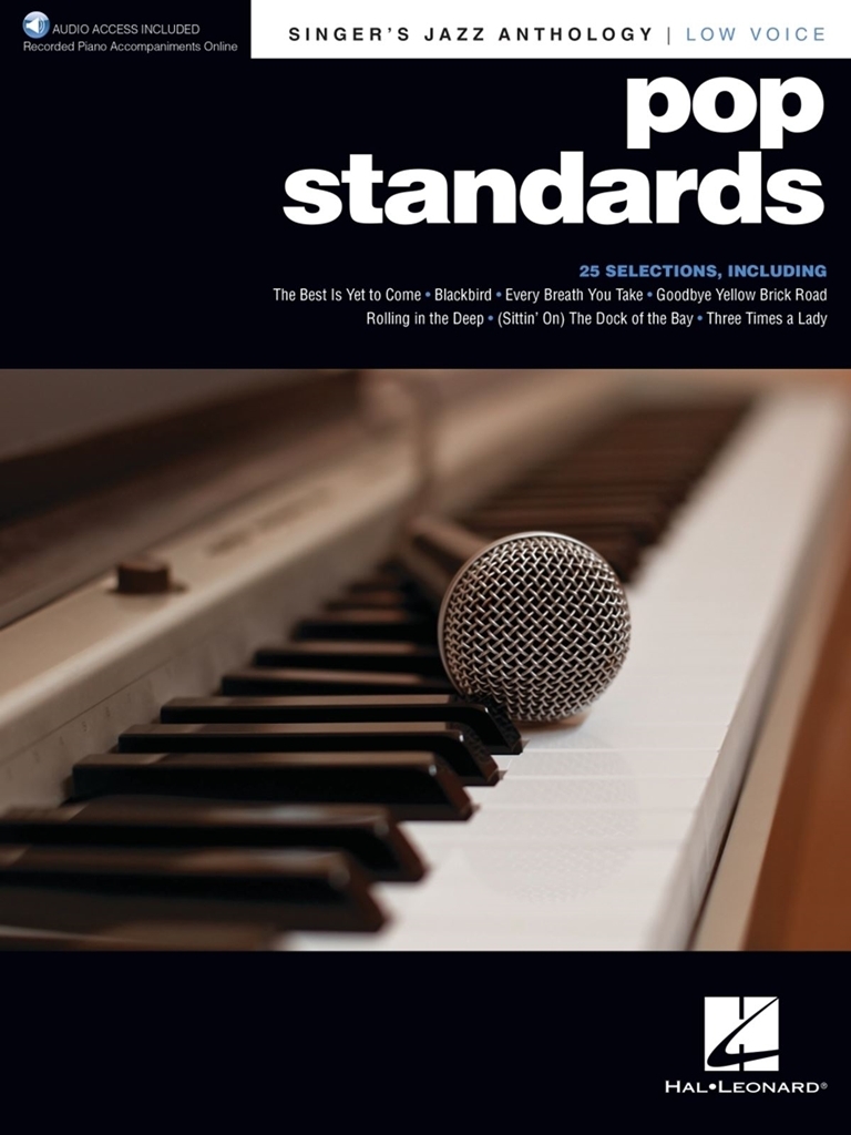 Cover: 888680901837 | Pop Standards | with Recorded Piano Accompaniments Online | 2020