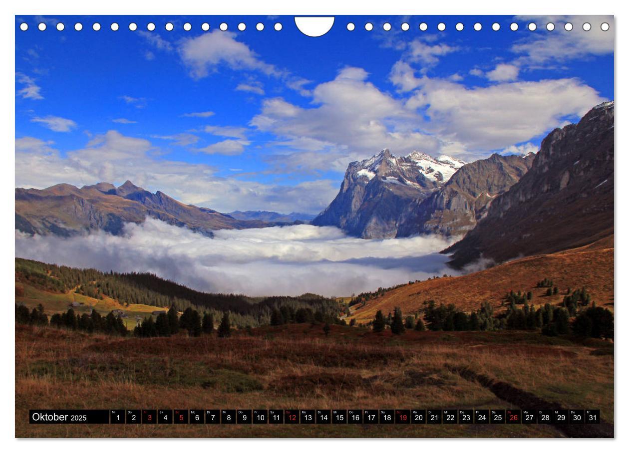 Bild: 9783435271160 | Berge im Berner Oberland (Wandkalender 2025 DIN A4 quer), CALVENDO...