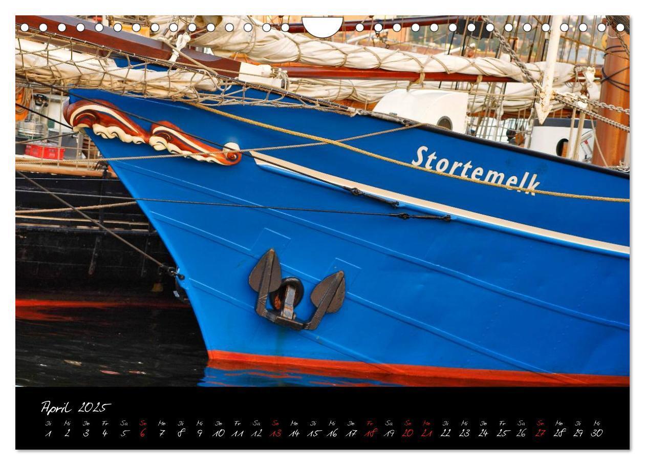 Bild: 9783435837311 | Boote und Schiffe auf Elbe und Ostsee (Wandkalender 2025 DIN A4...